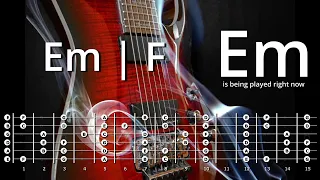 Phrygian Reggae Jamtrack in E Phrygian with Chords & Scales; 76 bpm Backing Track, Play along