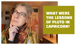 What were the lessons of Pluto in Capricorn