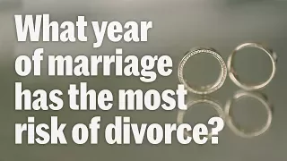 A Year-By-Year Guide to Your Risk of Divorce