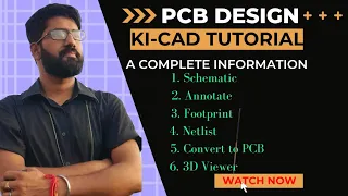 Ki-Cad 6.0.4 Tutorial 2022 | Learn KiCAD only in 45 Minutes | PCB Design for Beginners