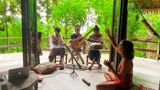 Oriental Porch Sessions | Handpan, Didgeridoo, Guitar & Vocals