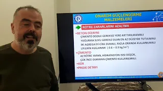 Betonarme Yapılarda Kalıcılık Ders 10 Onarım Güçlendirme Malzemeleri