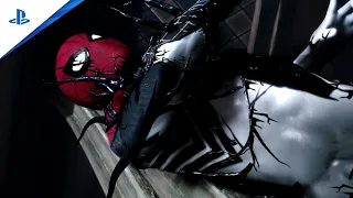 Marvel's Spider-Man 2 Peter's Holland Anti Symbiote Suit Detransformed By Kraven In The Church