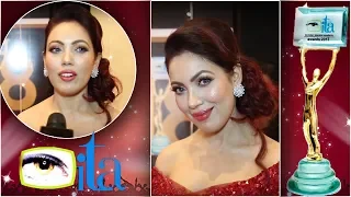 TMKOC Actress MunMun Dutta Aka Babita Ji Looks Pretty In Red At ITA AWARDS 2018