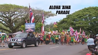 Mauna Kea Protectors Parade At Merrie Monarch