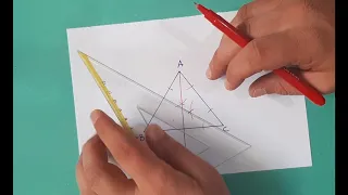 Construire le cercle inscrit dans un triangle