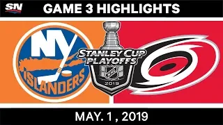 NHL Highlights | Islanders vs. Hurricanes, Game 3 – May 1, 2019