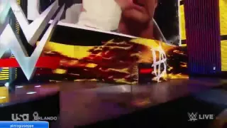 Dean Ambrose Entrance With WWE World Heavyweight Champions Live On Raw