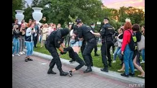 Беларусь сегодня. ПРОТЕСТЫ В БЕЛАРУСИ. Протесты, драка с ОМОН