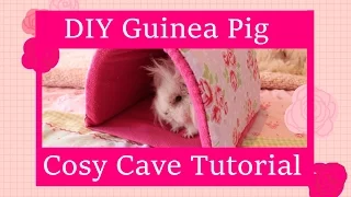 DIY Guinea Pig Cosy Cave Tutorial