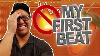 DONT WATCH, ITS CRINGE! REACTING TO MY VERY FIRST BEATS IN FL STUDIO!