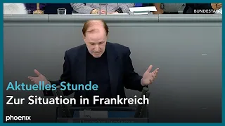 Bundestag LIVE: Aktuelle Stunde zur Situation in Frankreich