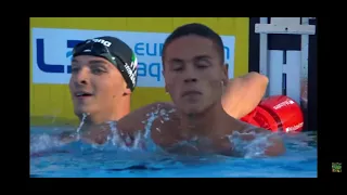 DAVID POPOVICI 100m FREESTYLE WORLD RECORD 46.86 2022 European Swimming Championships