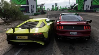 2020 Ford Mustang Shelby GT500 VS Lamborghini Aventador Superveloce - Thrustmaster T300RS