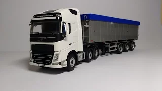 WSI models volvo fh4+bulthius tipper trailer