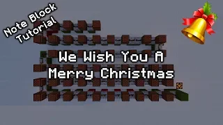 We Wish You A Merry Christmas - Minecraft Note Block Tutorial