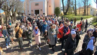 Висагинские православные приняли участие Крестном ходе в Вильнюсе