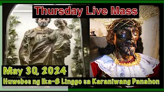 Filipino Live Mass Today Thursday May 30, 2024