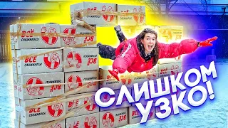 СУМАСШЕДШАЯ ПОЛОСА ПРЕПЯТСТВИЙ ИЗ КОРОБОК ЧЕЛЛЕНДЖ! КТО БЫСТРЕЕ?!