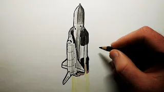Как нарисовать Ракету на День Космонавтики