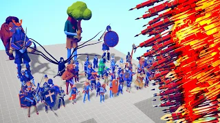 ALL MELEE  UNITS ⚔️ VS 👹 EVERY GOD / Totally Accurate Battle Simulator ( TABS )