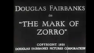 The Mark of Zorro (1920)