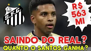 R$ 563 MILHÕES: SAÍDA DE RODRYGO DO REAL MADRID TEM ATUALIZAÇÃO E SANTOS GANHA MILHÕES COM ISSO!