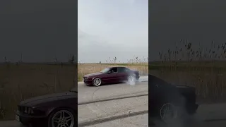 Bmw e34 4.6 380hp burnout❤