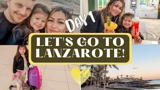 TRAVELLING TO LANZAROTE & OUR FIRST DAY | BLUEBAY HOTEL | MINI HOLIDAY VLOG