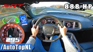 DODGE HELLCAT XR 888HP | AUTOBAHN POV (NO SPEED LIMIT!) by AutoTopNL