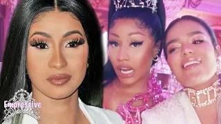 Cardi B shades Nicki Minaj and Karol G's collaboration | Cardi pulls up on a Nicki fan!