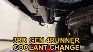 1996-2002 Toyota 4Runner Coolant Change (Drain and Fill)