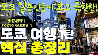 최신🇯🇵일본 도쿄 여행 가이드 1편 | 여행 전 필수 영상! 무작정 따라하는 도쿄 여행🗼핵심지역별 총정리 | Tokyo travel guide | 東京旅行