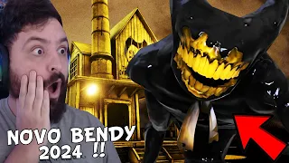 JOGANDO o NOVO JOGO do BENDY FINALMENTE! - Bendy Secret Of The Machine (JOGO COMPLETO com FINAIS)