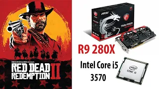 Red Dead Redemption 2 on VGA MSI R9 280x / i5 3570 / RDR2 / #rdr2