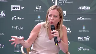 Giorgia Meloni in diretta al Versiliana Festival. Collegatevi!