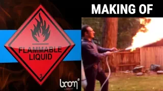 BOOM Library SFX - Making Of "FLAMMABLE LIQUID" - FREE Flamethrower SFX