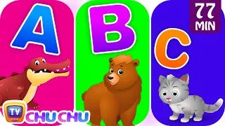 ChuChu TV Alphabet Animals Song with Animal Names & Animal Sounds | Nursery Rhymes for Kids