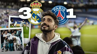 EL MEJOR CUMPLEAÑOS DE MI VIDA | R.MADRID PSG 3-1 | Toniemcee