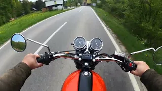 Suzuki GS 750 - Legendary 70s 4 stroke sound