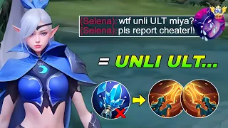 GLOBAL MIYA 85% WINRATE SECRET BUILD FOR  UNLI ULTIMATE?😱 (Must try) Top 1 Global Miya Gameplay 2024