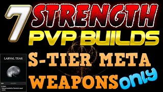 7 DEADLY Strength PVP Builds (Only One Respec!) -Using the Game's BEST STRENGTH WEAPONS - RubbersPVP