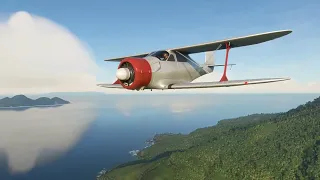 SHOWCASE Beech Aircraft Pacific Island Tours in the D17S Staggerwing biplane MSFS 2020 VR flying