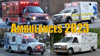 Ambulances Responding in 2023 Compilation