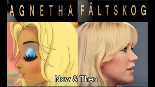 AGNETHA FALTSKOG  - real images vs the animated images in her new video "Where do We Go From Here"