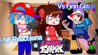 🟦Friday Night funkin' Reacciona a vs Finn Glitch! [Full Week] 🟦