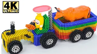 DIY How To Make Mini Tractor John Deere From Magnetic Balls | ASMR Videos 4K