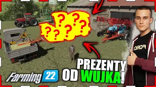 PREZENTY OD WUJKA! 🎁👨 Dostałem MASZYNY! 😲 Wydał BARDZO DUŻO PIENIĘDZY! 🤑┃POLSCY SĄSIEDZI┃60┃FS22