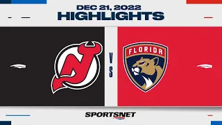 NHL Highlights | Devils vs. Panthers - December 21, 2022