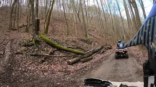 Hatfield McCoy trail system Buffalo mountain